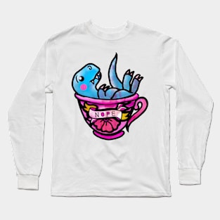 Dinosaur Tea Long Sleeve T-Shirt